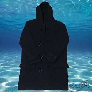 GAP Cozy Long Black Coat